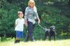 Janet Pelfresne at a hunt test.